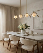 Marvion Alabaster Wave Linear Chandelier, product view 2