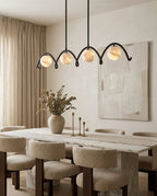 Marvion Alabaster Wave Linear Chandelier, product view 14