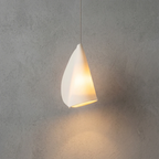 Modern Handmade Porcelain Petal Pendant Light by Bling Lighting Studio
