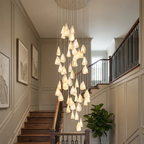 Modern Handmade Porcelain Petal Pendant Light by Bling Lighting Studio
