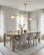 Montarion Five-Globe Alabaster Chandelier, product view 5