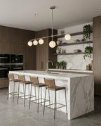 Montarion Five-Globe Alabaster Chandelier, product view 10