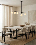 Montarion Five-Globe Alabaster Chandelier, product view 13