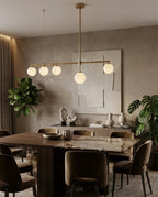 Montarion Five-Globe Alabaster Chandelier, product view 14