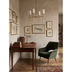 Multi-Arm Alabaster Cylinder Chandelier, product view 11