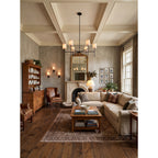 Multi-Arm Alabaster Cylinder Chandelier, product view 15