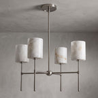 Multi-Arm Alabaster Cylinder Chandelier, product view 19