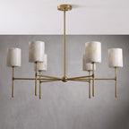 Multi-Arm Alabaster Cylinder Chandelier, product view 20