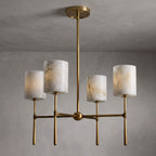 Multi-Arm Alabaster Cylinder Chandelier, product view 23