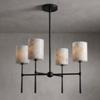 Multi-Arm Alabaster Cylinder Chandelier, product view 24