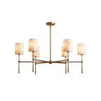 Multi-Arm Alabaster Cylinder Chandelier, product view 30