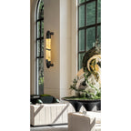 Olyss Alabaster Tube Wall Sconce alabaster wall light view 04