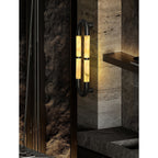 Olyss Alabaster Tube Wall Sconce alabaster wall light view 05