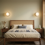 Orb Vessel Alabaster & Brass Wall Lamp by Bling Lighting Studio
