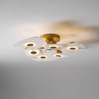 Organic Alabaster Slab Semi-Flush Ceiling Light, product view 14