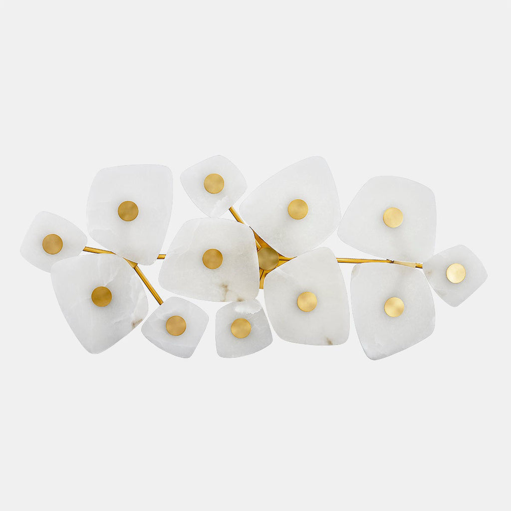 Organic Alabaster Slab Semi-Flush Ceiling Light, product view 23