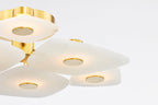 Organic Alabaster Slab Semi-Flush Ceiling Light, product view 24