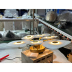 Organic Alabaster Slab Semi-Flush Ceiling Light, product view 28