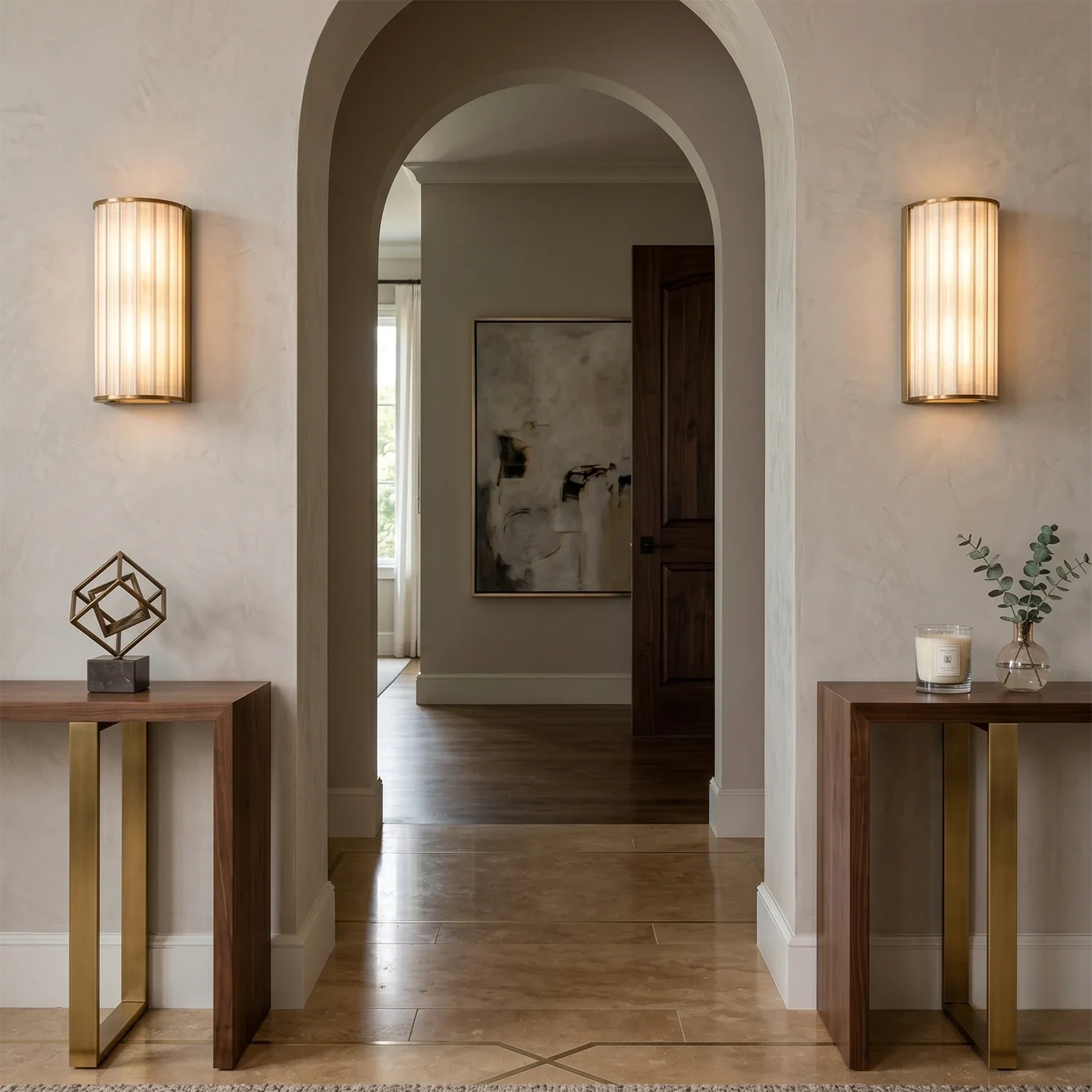 Padana Alabaster Wall Lamp by Bling Lighting Studio