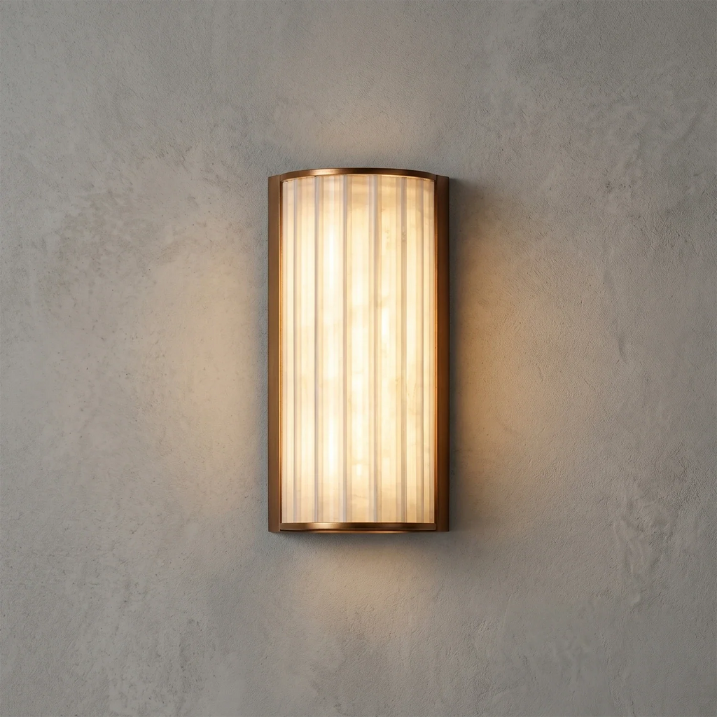 Padana Alabaster Wall Lamp by Bling Lighting Studio