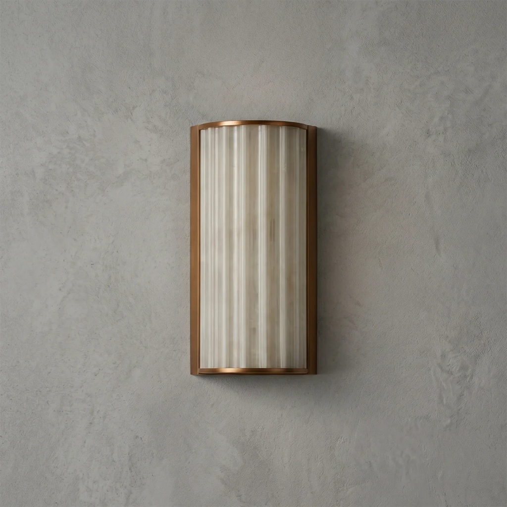 Padana Alabaster Wall Lamp by Bling Lighting Studio