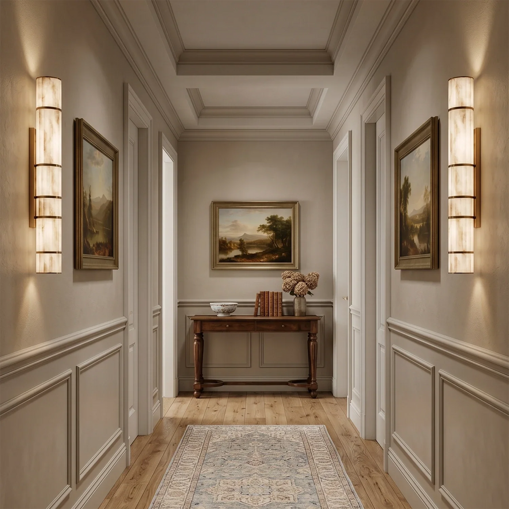 Padana Alabaster Wall Lamp by Bling Lighting Studio