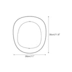Pebble Alabaster Wall Sconce in Curved Metal Frame, product view 3