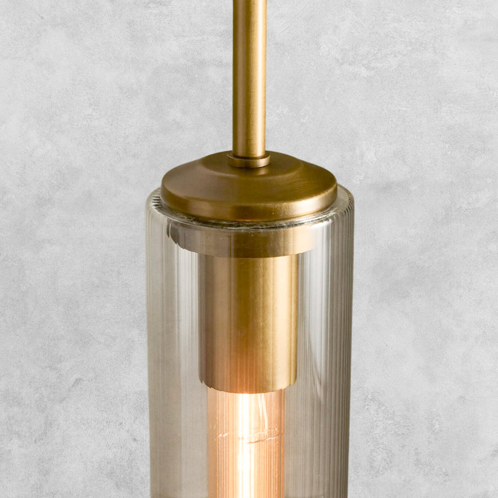 Colleena Fluted Glass Pendant