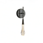 Raindrop Glass Solitaire Wall Lamp by Bling Lighting Studio
