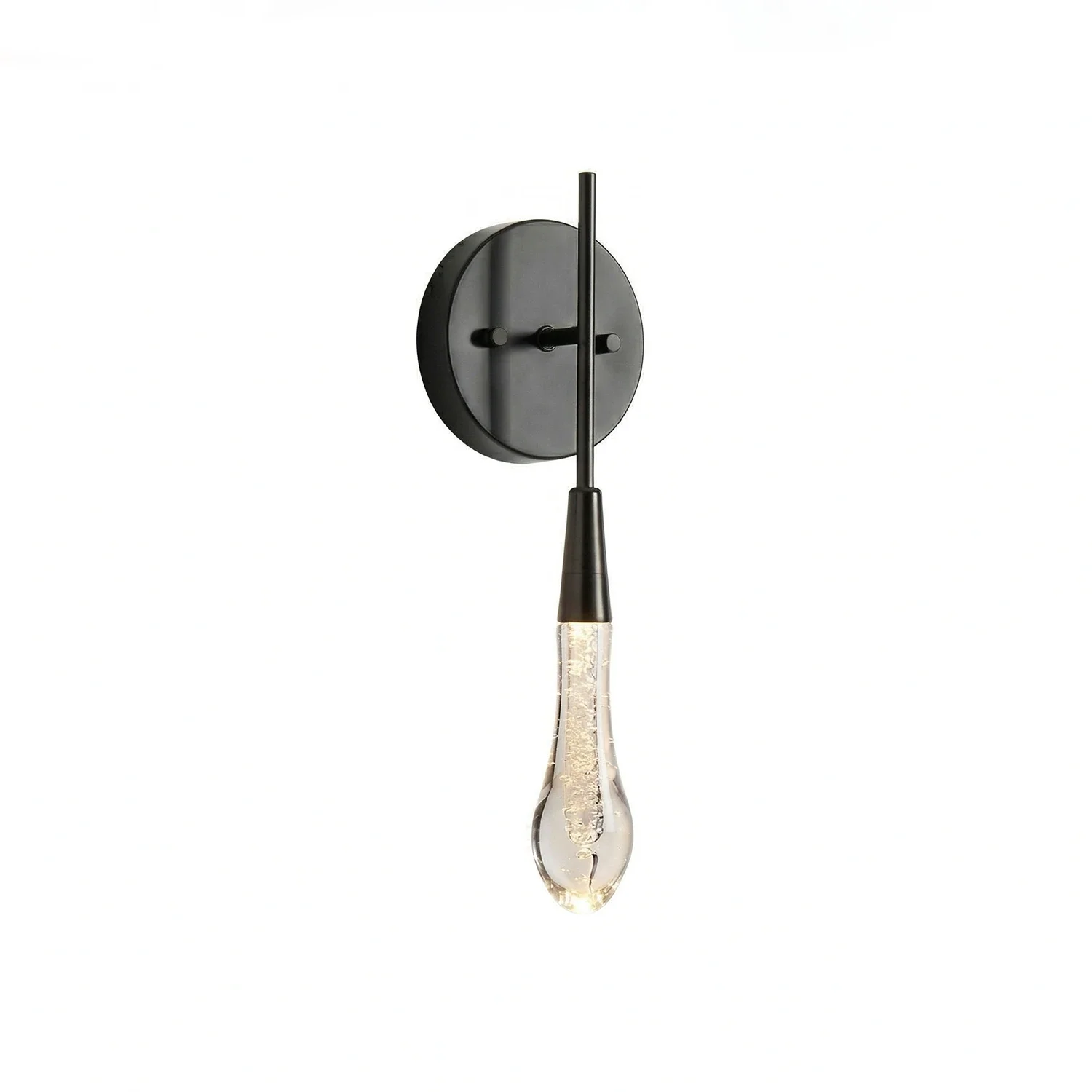 Raindrop Glass Solitaire Wall Lamp by Bling Lighting Studio