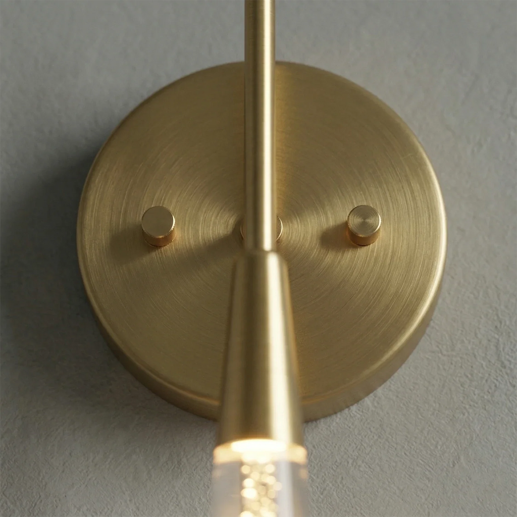 Raindrop Glass Solitaire Wall Lamp by Bling Lighting Studio