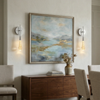 Raindrop Glass Solitaire Wall Lamp by Bling Lighting Studio