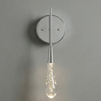Raindrop Glass Solitaire Wall Lamp by Bling Lighting Studio