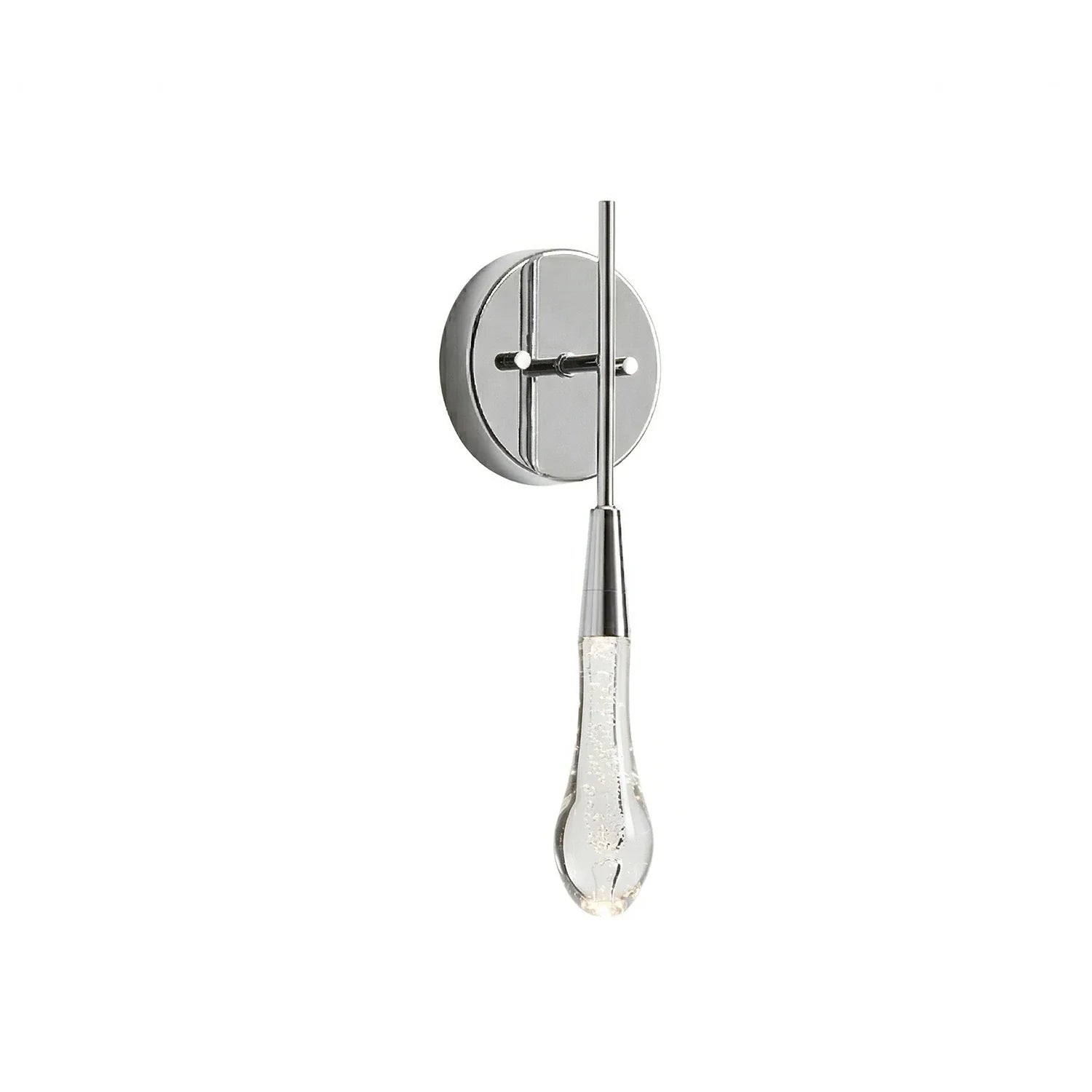 Raindrop Glass Solitaire Wall Lamp by Bling Lighting Studio