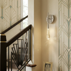 Raindrop Glass Solitaire Wall Lamp by Bling Lighting Studio