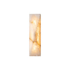 Rectangular Alabaster Flush Wall Sconce, product view 1