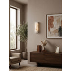 Rectangular Alabaster Flush Wall Sconce, product view 8