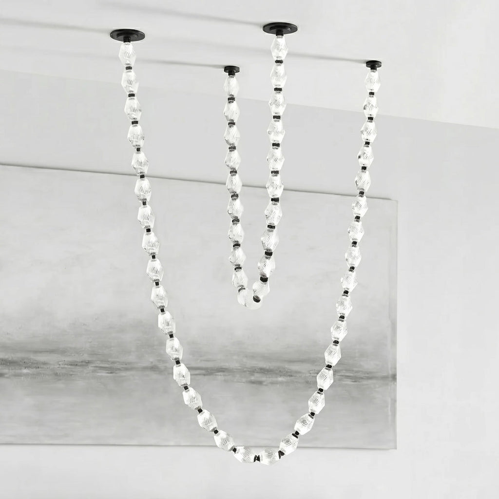 Riviere Chain Chandelier 2-strip configuration B