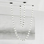 Riviere Chain Chandelier 2-strip configuration B