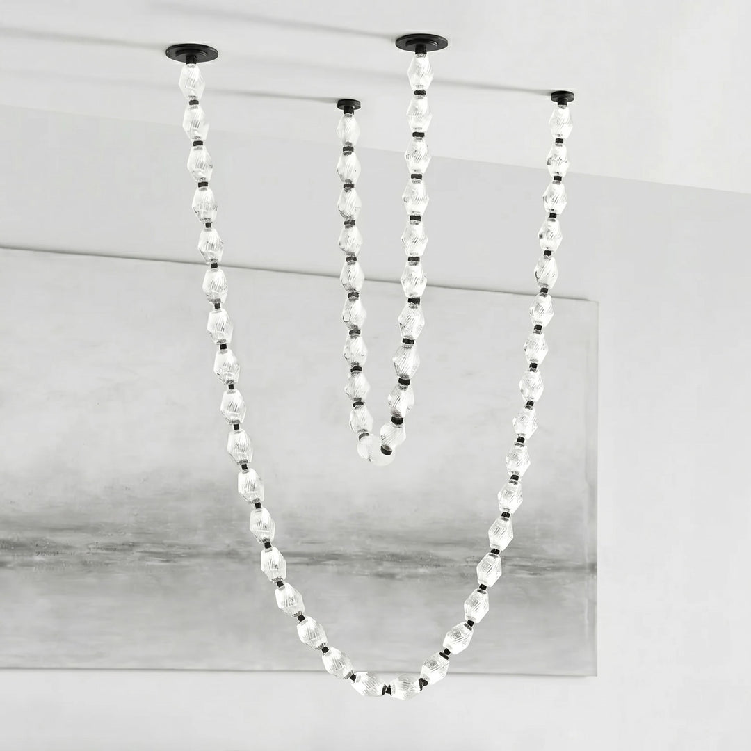 Riviere Chain Chandelier 2-strip configuration B