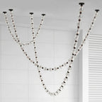 Riviere Chain Chandelier 3-strip configuration A