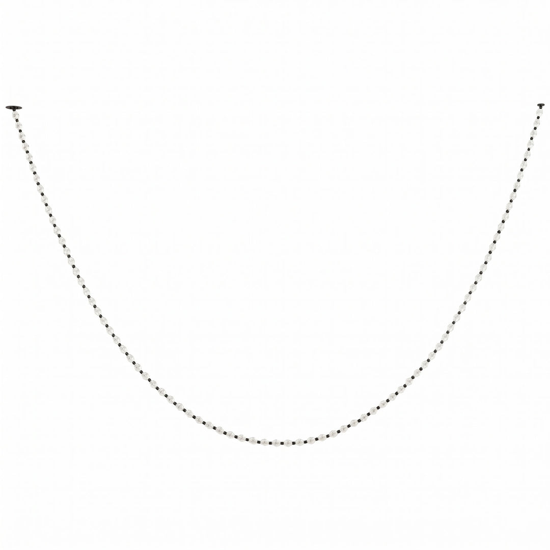 Riviere Chain Chandelier 81-light black and clear glass variant