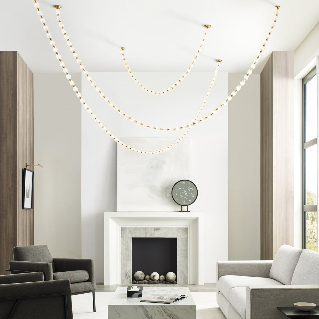 Riviere Glass Chain Chandelier gallery image 80