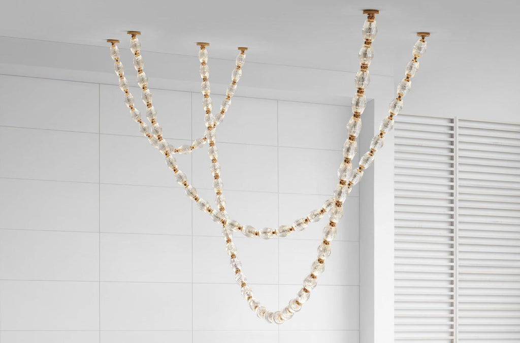 Riviere Glass Chain Chandelier gallery image 83