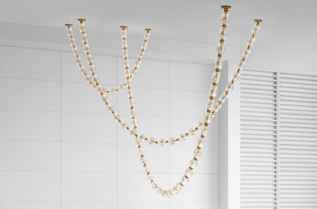 Riviere Glass Chain Chandelier gallery image 83
