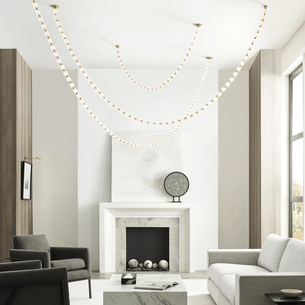 Riviere Glass Chain Chandelier gallery image 91