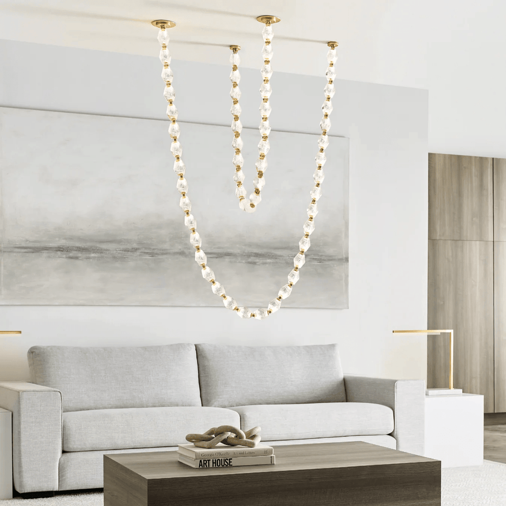 Riviere Glass Chain Chandelier gallery image 93