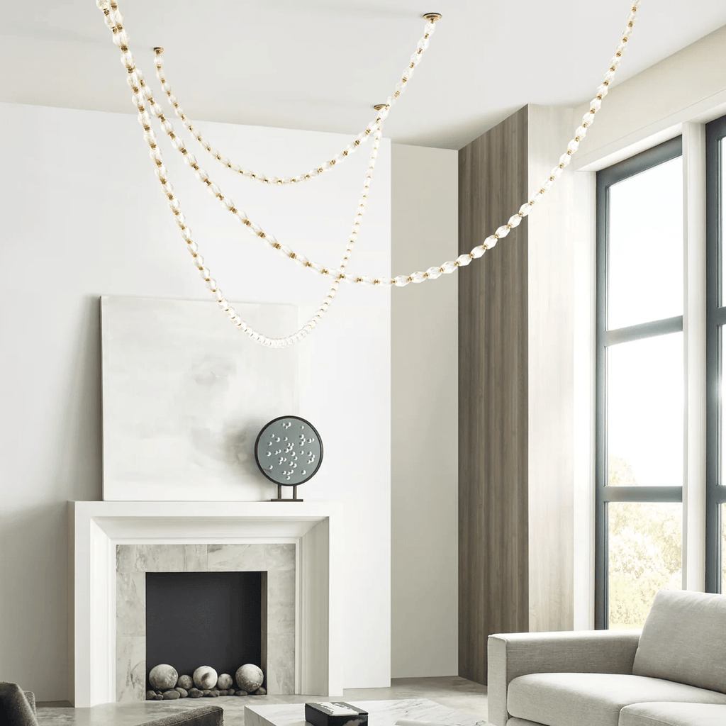 Riviere Glass Chain Chandelier gallery image 98