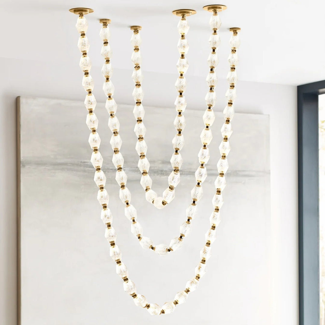 Riviere Glass Chain Chandelier gallery image 99