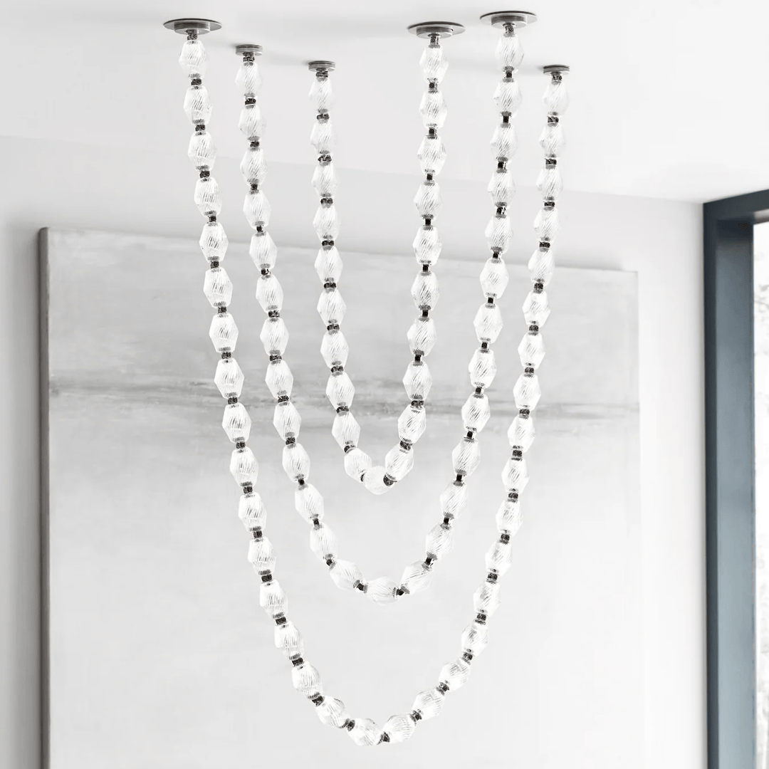 Riviere Glass Chain Chandelier gallery image 100